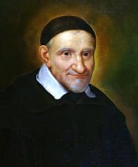 Portrait of St Vincent de Paul