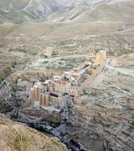 Mar Saba Monastery in Palestine