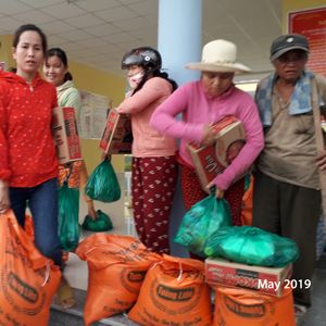 Distribution of Food Gift to Families