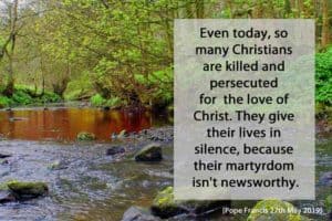 Quote: Even today, so many Christians...