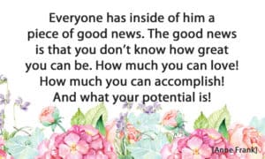 Quote: Everyone has inside of him...