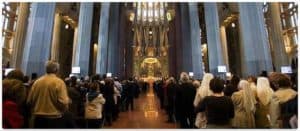 Inside a Church during Service