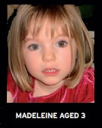 Madeleine McCann Aged 3