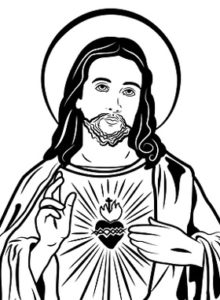 Sketch: Sacred Heart of Jesus