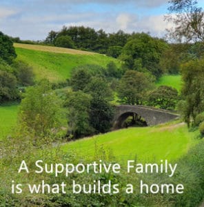 Inspiring Quote "A supportive family..."