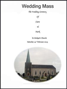 Wedding Mass Booklet